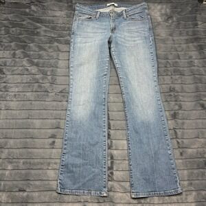 Levis 545 Low Boot Cut Jeans Womens 10 Medium Blue Denim Flap Pocket Low Rise